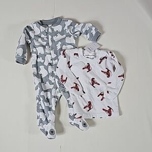 Carter's just one baby onesie. Size 3M & thingamajigiest4kids t-shirt